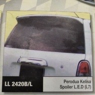 perodua Kelisa L7 rear spoiler with led