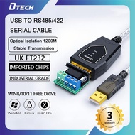 DTECH USB To RS485/RS422 Serial Port Communication Cable Photoelectric Isolation Converter Computer 