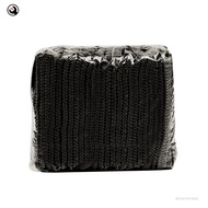 100pcs Disposable Bouffant Clip Caps 21 inch Non-Woven Black Hair Net Elastic Dust Cap for Medical L