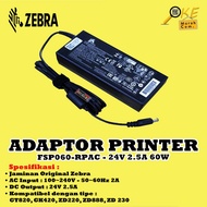Original Zebra GT820 ZD220 ZD230 ZD888 24V 2.5A Label Barcode Printer Adapter