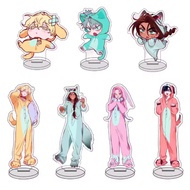 Anime Alien Stage acrylic model – standing board displaying Mizi, Sua, Till, Ivan, Hyuna, Luka chara