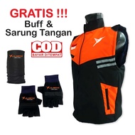 Latest Lalamove Driver Vest, Waterproof Material, Free Cool Motorcycle Gloves and Buff