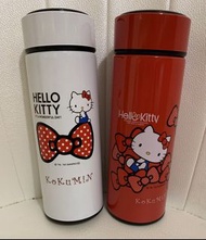 HELLO KITTY 聯名KOKUMIN限量保溫瓶 500ml 紅色 白色 保溫瓶 保冷瓶 限量(全新台北現貨)