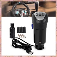 [h3w732xnj.ph] USB Truck Game Simulator Shifter Gear Shift Knob USB Simulator Shifter G29 USB Simula