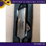 AKRAPOVIC Muffler Inlet 51mm Motorcycle Exhaust Carbon Muffler Tip ZX-2R MT25 KTM390 790 ADV 435mm