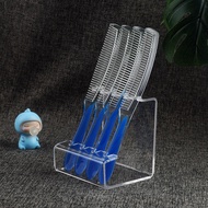 High-End Transparent Acrylic Comb Display Stand Hotel Exhibition Exhibition Counter Desktop Display 