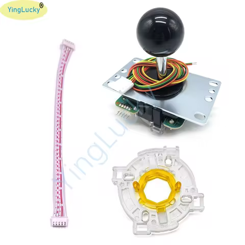 JLF-TP-8YT SANWA JOYSTICK Fighting Stick with Topball, 5Pin Wire, Jamma Arcade Vending Game, PC,PS4,