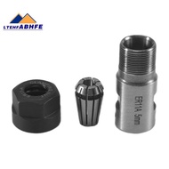 Er11 5Mm Motor Shaft Collet Chuck Spindle Extension Rod Inner + Er11 Spring Collet For Cnc Milling M