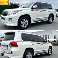 Car Side Door Sticker Decal Accessories For Toyota Land Cruiser 200 CL100 2008-2021 Decal  Creative 