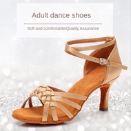 Soft Sole Comfortable Women's High Heel Latin Dance Shoes Satin Dance Shoes 9KFT Z7CU 1D4O