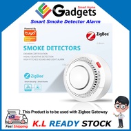 Tuya Smoke Detector Alarm Smart WiFi Zigbee Wireless Sensor works with Tuya Smart Life