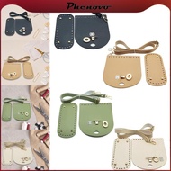 [Phenovo] Crochet Bag Bottom Base DIY Bag Strap Set Adjustable Shoulder Strap for Crossbody Bag