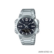 นาฬิกาข้อมือ Casio Standard Men แบตเตอรี่ 10 ปี AMW-870 Series AMW-870D-1A AMW-870D-1A
