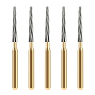 5pcs Dental Tungsten Carbide Burs Bur Drill for High Speed Handpiece FG7114/FG7214 /FG7714 Trimming