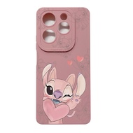 Compatiable with Infinix Hot 20 Play X6825 6.82 inches Cute Mickey Minnie Case Lens Protective Cover