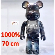 【70 cm】1000% Bearbrick Gear Joint Gear Sound be@rbrick High Quality Fashion Anime Action Figures Collection Gift