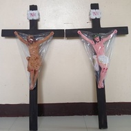 CRUCIFIX HANG cross height 39 inches 20 inches length CORPUS 18 inches height 13 inches length