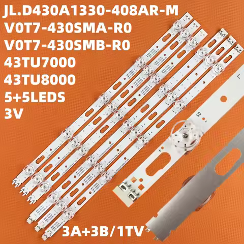 LED Strip for UE43TU7125KXXC UE43TU7125K UN43TU7000 UN43TU8000 UN43TU8200 UE43TU7100 BN96-50319A 503