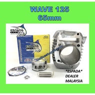 WAVE 125 RACING BLOCK ASSY 65MM ESPADA WAVE125 RACING BLOCK KITS 65 MM WAVE 125 RACING BLOCK SET 65M
