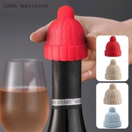 2Pcs Silicone Beanie Cap Wine Bottle Stopper Reusable Leak-proof Silicone Beverage Bottle Sealer Wine Fresh Saver Wine Sealer Leak-proof Wine Preserver Silicone Wine Sealer ILADA