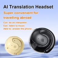 AI Translation Bluetooth Earphone, OWS Hanging Ulti-Language Simultaneous Translation Ear-Hook Bluet