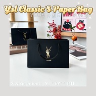 【READYSTOCK】YSL-Beauty Classic Black Shopping Paper Bag gift bag
