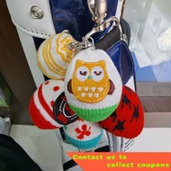 Korean Golf Anti-Lost Small Ball Bag Keychain Knitted Ball Bag