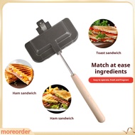 moreorders|  Grilled Cheese Maker Sandwich Maker with Locking Handles Portable Nonstick Sandwich Maker Grill Pan for Easy Breakfasts Snacks Perfect for Camping Dorms and Offices