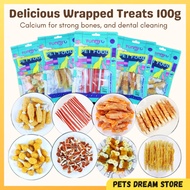[50 Types] Daisy & Buddy Premium Dog Treats Chicken wrapped Sushi sandwich Dog Snacks 100g Chicken d