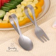 Baby spoon & fork blw stainless steel ducktip japan | Original Japanese BLW stainless steel baby spo