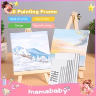 White Plain Cotton Art Canvas Board Wooden Frame/Blank Stretched Canvas DIY Wall Poster Cotton Canva