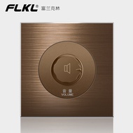 FLKL Wall Power Switch Modern Lighting Switch led indicator light switch  Universal 3 Pin Plug Point