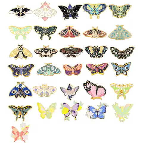 Butterfly Brooch Moth Brooch Animal Brooch Animals Insect Brooch Butterfly Pin Animal Pin Moth Pin I