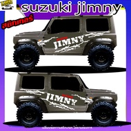 สติ๊กเกอร์ suzuki jimny  ซูซูกิ จิมนี่ สติกเกอร์ติดข้างประตู ได้2ด้าน ทำแบบเปลี่ยนข้อความฟรี สนใจทัก