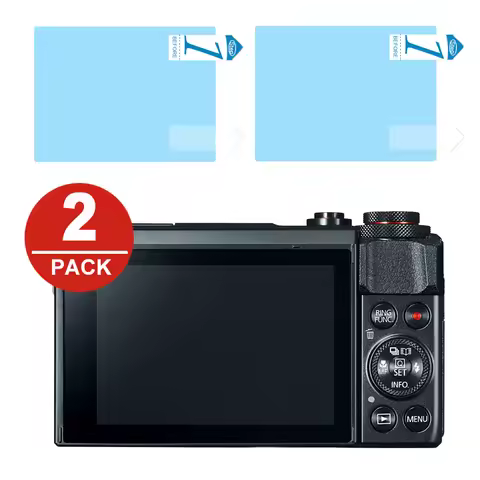 2x LCD Screen Protector Protection Film for Canon Powershot G7 X G7X Mark II G5X G9X G1X III EOS R R