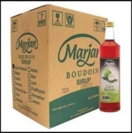 BARANG TERLARIS Sirup Marjan Boudoin Cocopandan Merah 1 Dus / Karton