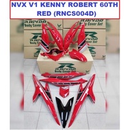 Rapido Cover Set Yamaha NVX V1 Kenny Robert 60th Black Red Yellow Accessories Motor NVX155 V1 NVX 155 kenny robert60