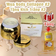 [chính hãng] Kem Body Collagen X3 Luxury - Tặng Kích Trắng Collagen X3