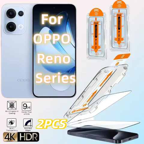 2PCS for OPPO Reno Z Ace 2 2Z 2F 3 4 4SE 5Z 5Lite 5K 6 7SE 7Z 7Pro 8z 13 14 HD Tempered Glass Screen