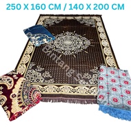 Premium Turkey Carpet Folding Hambal 160 X 250 Cm or 140 X 200 Cm / 1.6 x 2.5 M / 1.4 X 2 M Carpet P