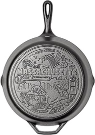 Lodge 12 Inch Cast Iron Skillet – Pre-Seasoned Frying Pan with Teardrop Handle – Oven, Stovetop, Gri