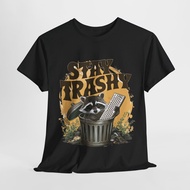 Street Cats T-Shirt, Funny T-Shirt, Stay Trashi Shirt, Funny Shirts, Men'S