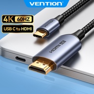Vention HDMI Cable USB Type C to HDMI 2.0 Cable Converter for MacBook Dell (1M/2M)