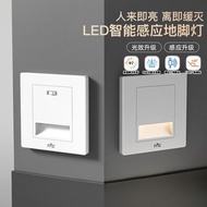 Reshi Lighting led Induction Foot Light Embedded Type 86 Type Aisle Light Night Light Energy-Saving 