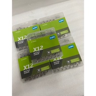 {Fashionable Bicycle} KMC X12 WAX Chain GO 12 Speed Silver Bicycle Road Bike