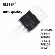 5Pcs  Mosfet IRF9Z24N IRFZ44N IRF1010 IRF1404 IRF3205 IRF740 TO-220 Fast Switching Power Transistor