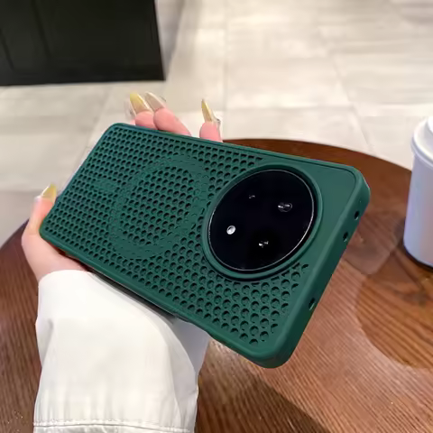 For OnePlus 13 Ace 5 5 Pro 13R Case Magnetic Honeycomb Heat dissipation Breathable Cooling Cover For