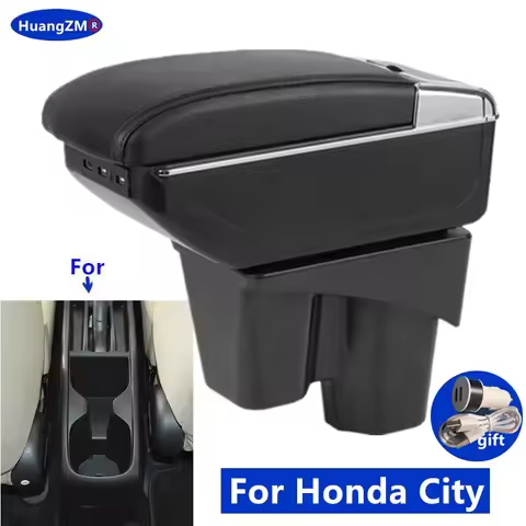 For Honda City Armrest Box For Honda New City Car Armrest box Interior Dedicated Retrofit Centre Sto
