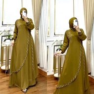 PREMIUM MATERIAL/ AO/ - ELVIRA DRESS Cerutty Material, Modern Gamis Model, Latest Gamis Dress
