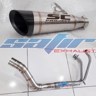 Racing Exhaust sc project s1 Ninja 250 R25 Mt25 All New Cbr250r Original